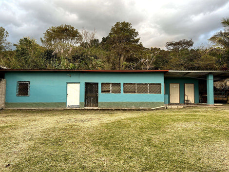 Exterior of the future education center in Pashapa, Honduras