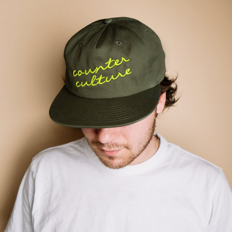 Neon Stitch Cap